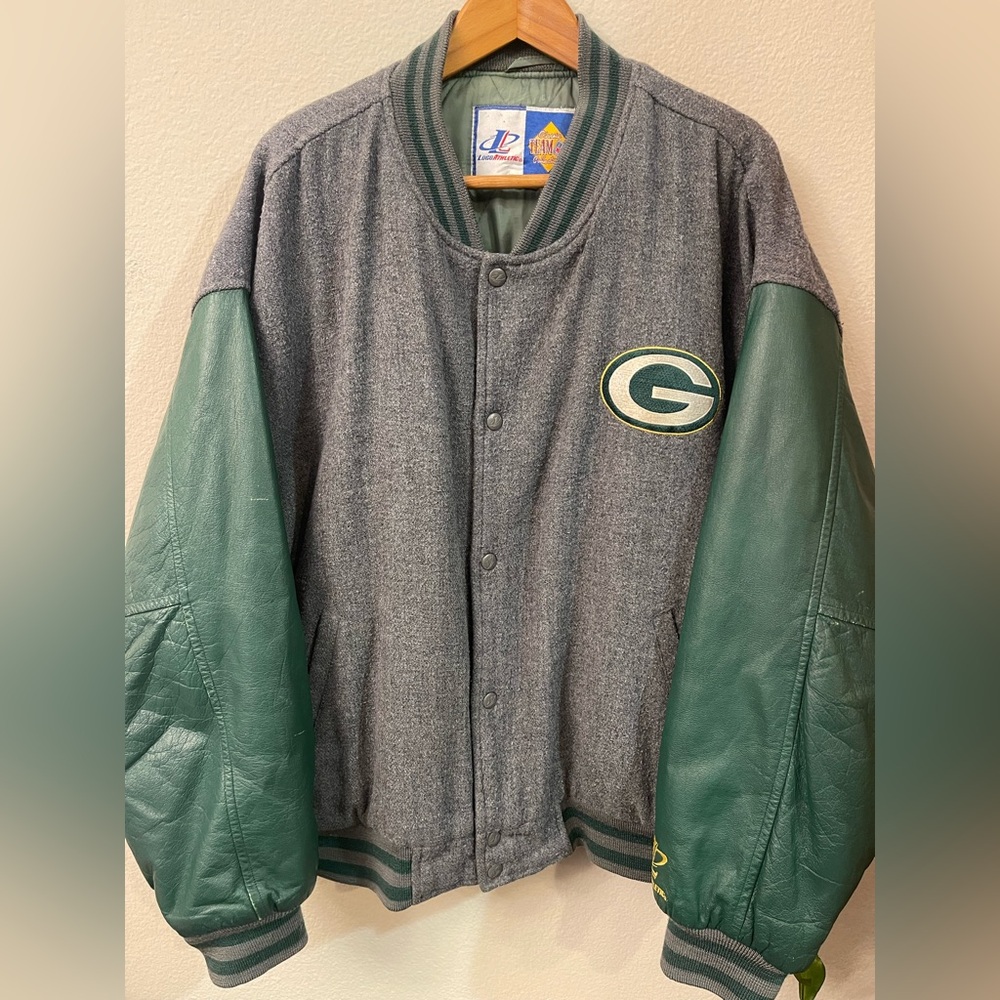 Logo Athletic Vintage Green Bay Packers Jacket